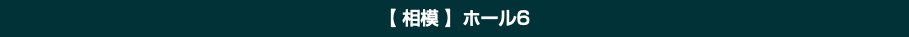 【 相模 】ホール6